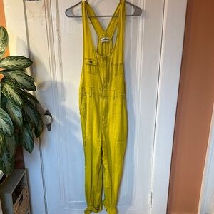 Citron Yellow Jumpsuit Overalls